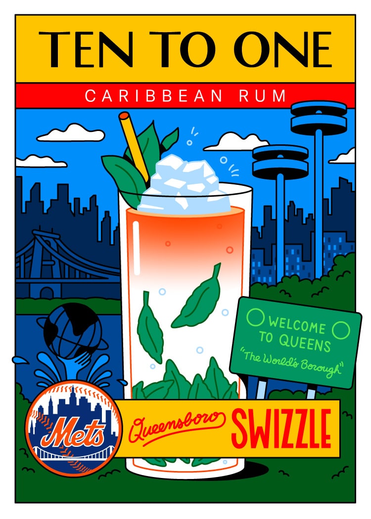 game-day cocktail: Queens Park Swizzle